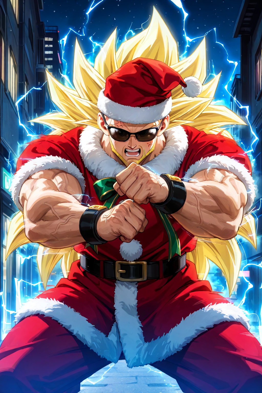 怒りのスーパーサンタ父さん３ | の人気AIイラスト・グラビア