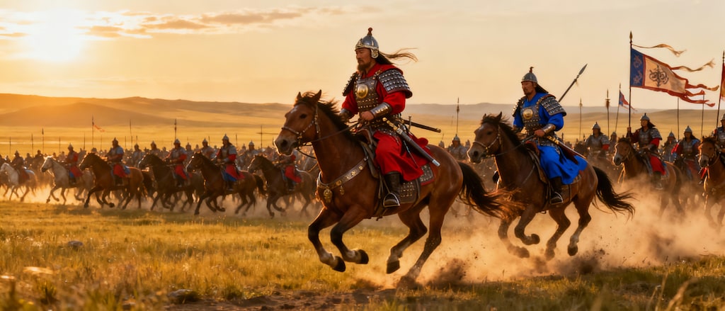 モンゴル騎馬軍団