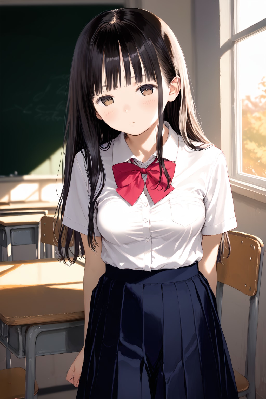 黒髪ロングちゃん