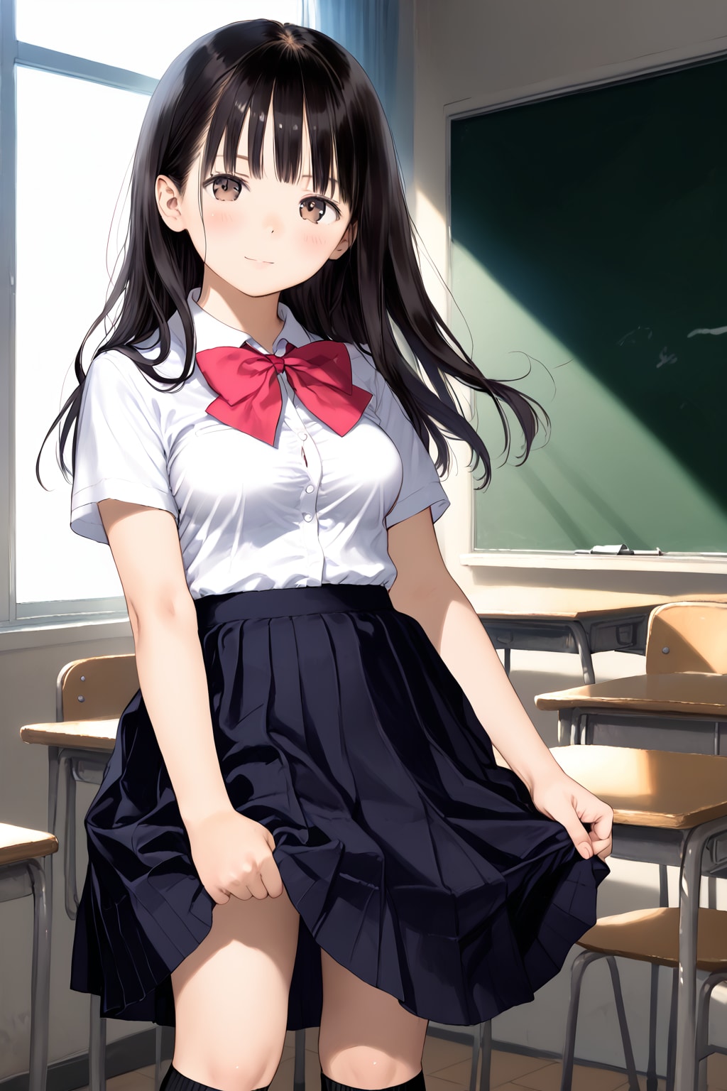 黒髪ロングちゃん