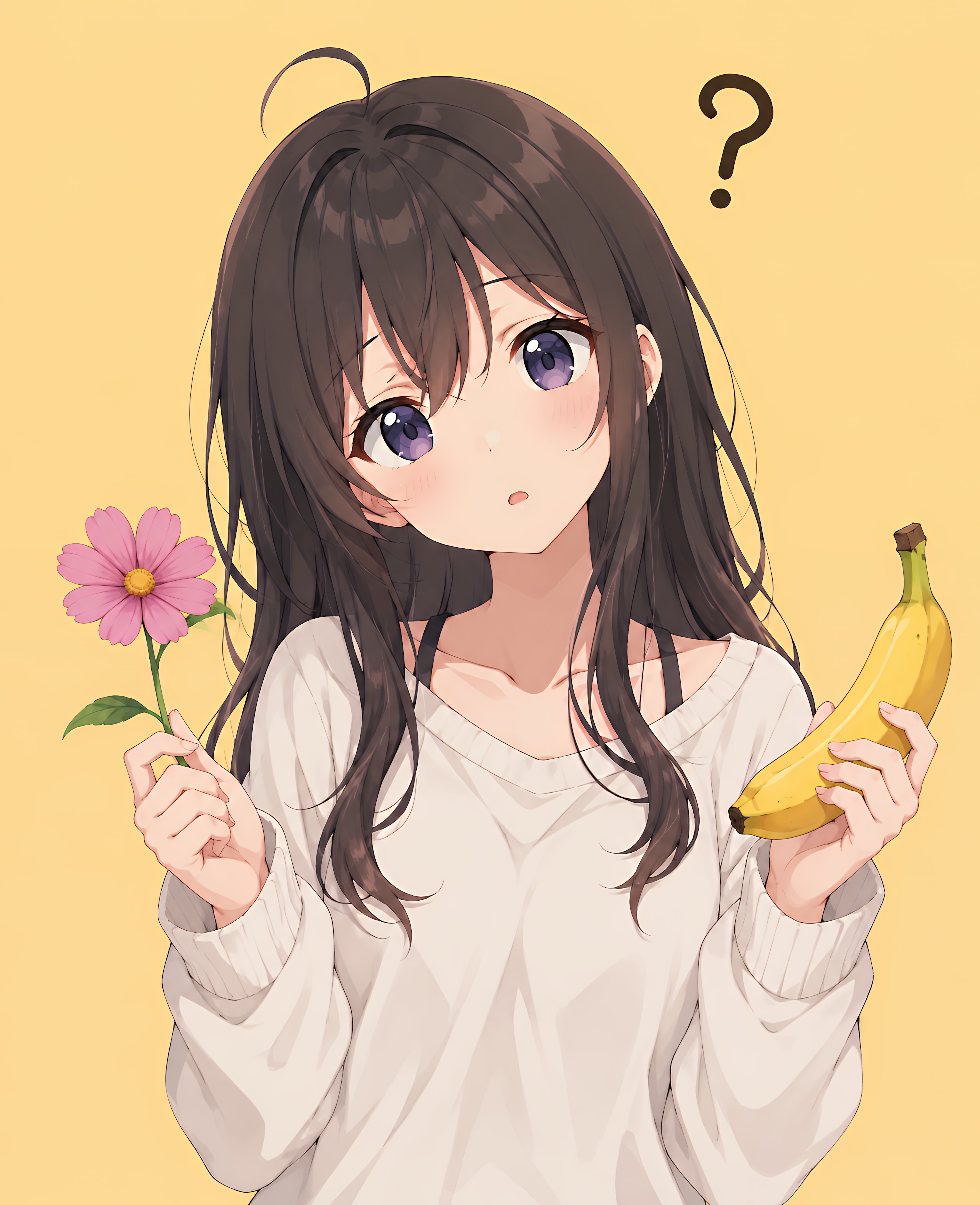 花とバナナ