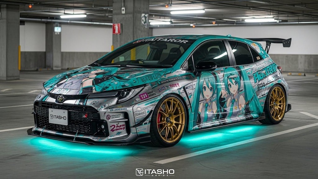 GRカローラ初音ミク痛車