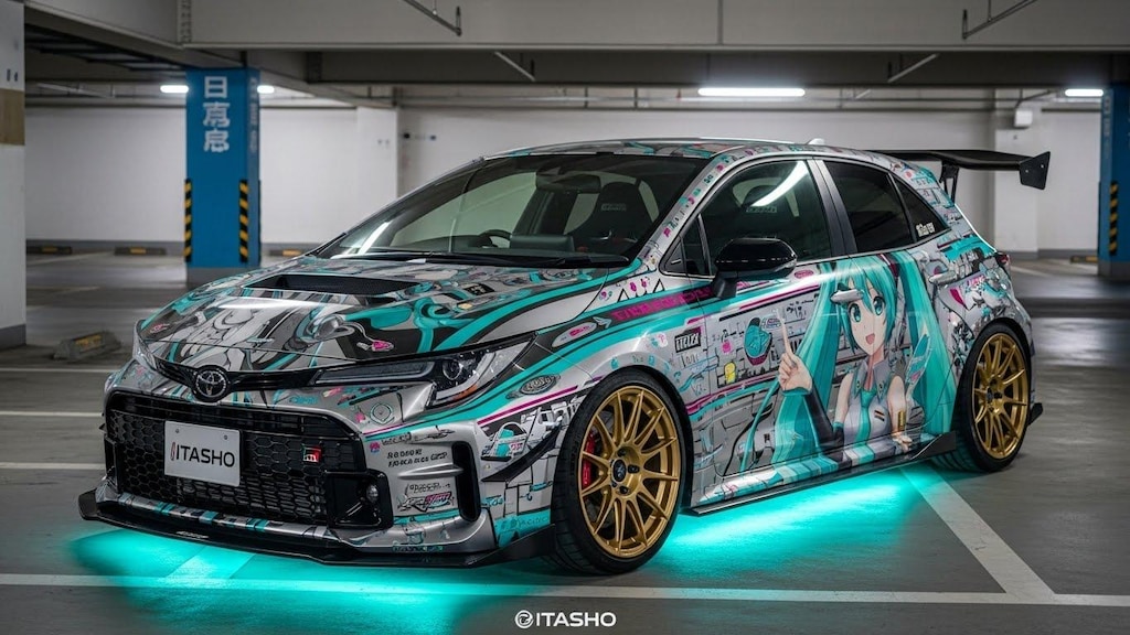 GRカローラ初音ミク痛車