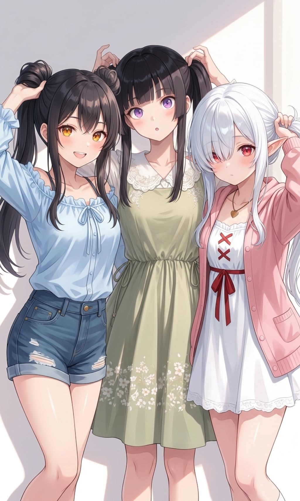 餅さんのふうさんとひまりさんとシロネさん