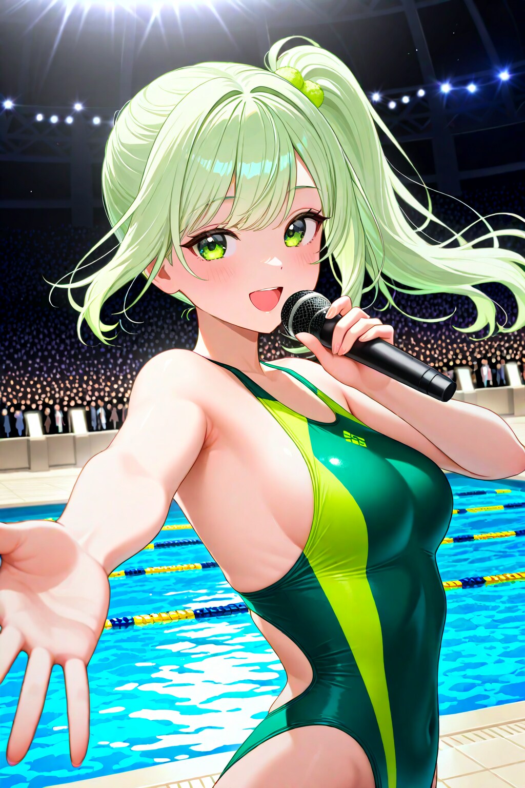 プールライブの萌葱喜緑ちゃん