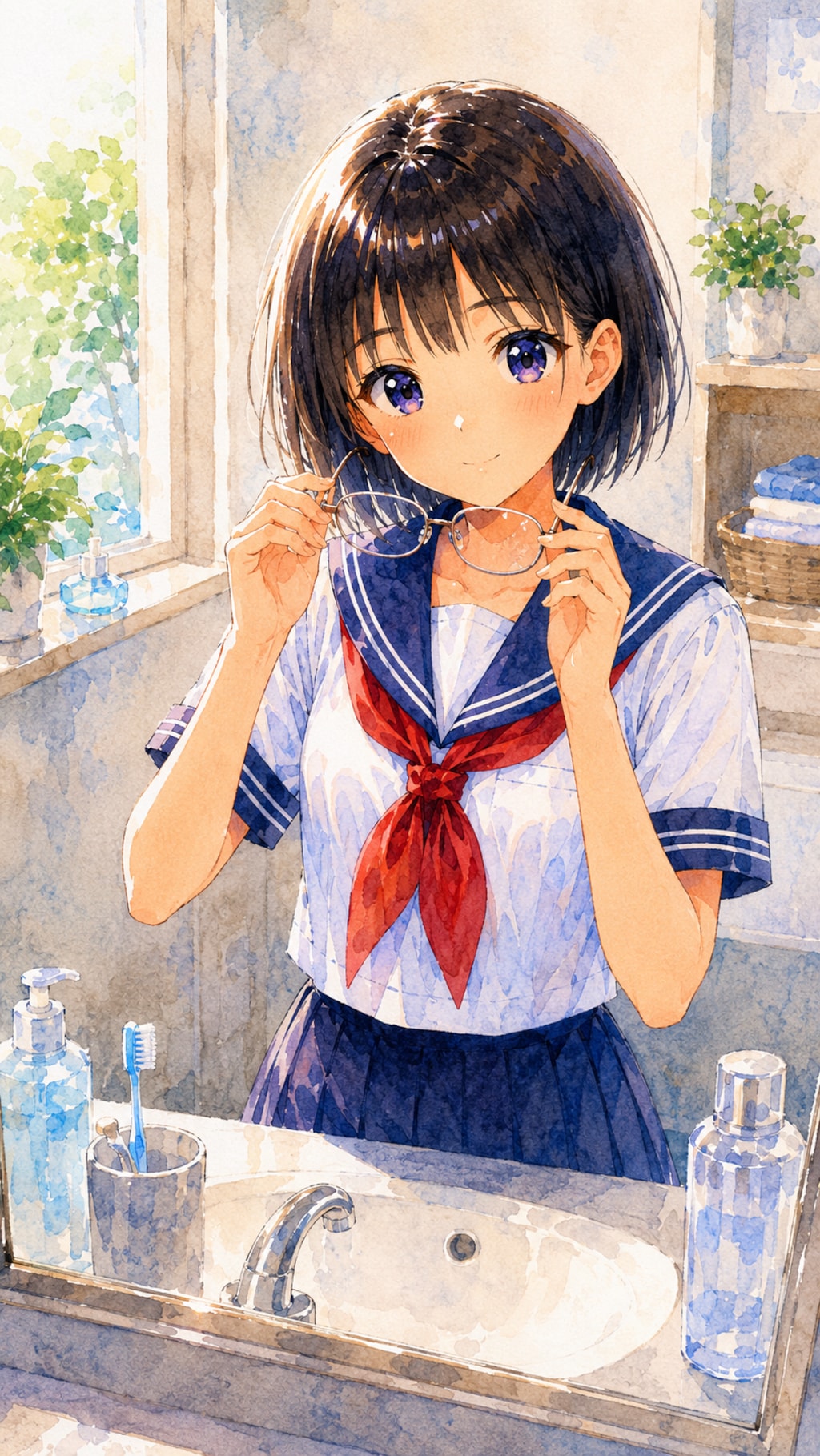 朝の準備OK♪