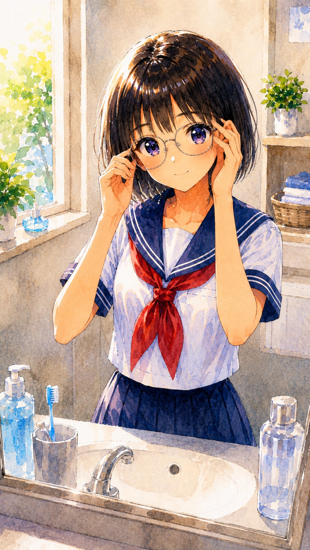 朝の準備OK♪