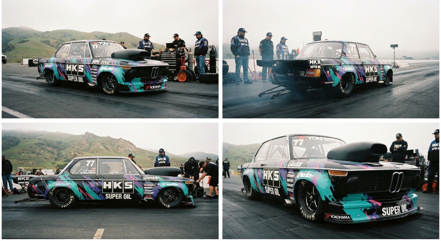 HKS ドラッグBMW 2002