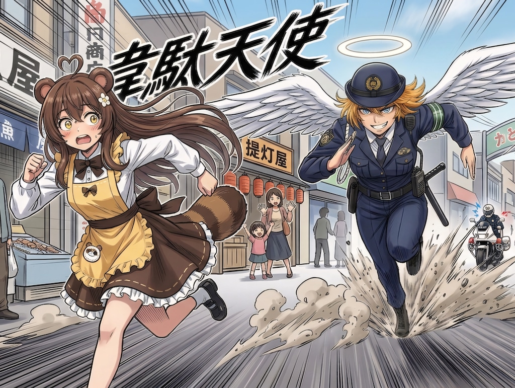 不審者事案だ たぬ美ちゃん