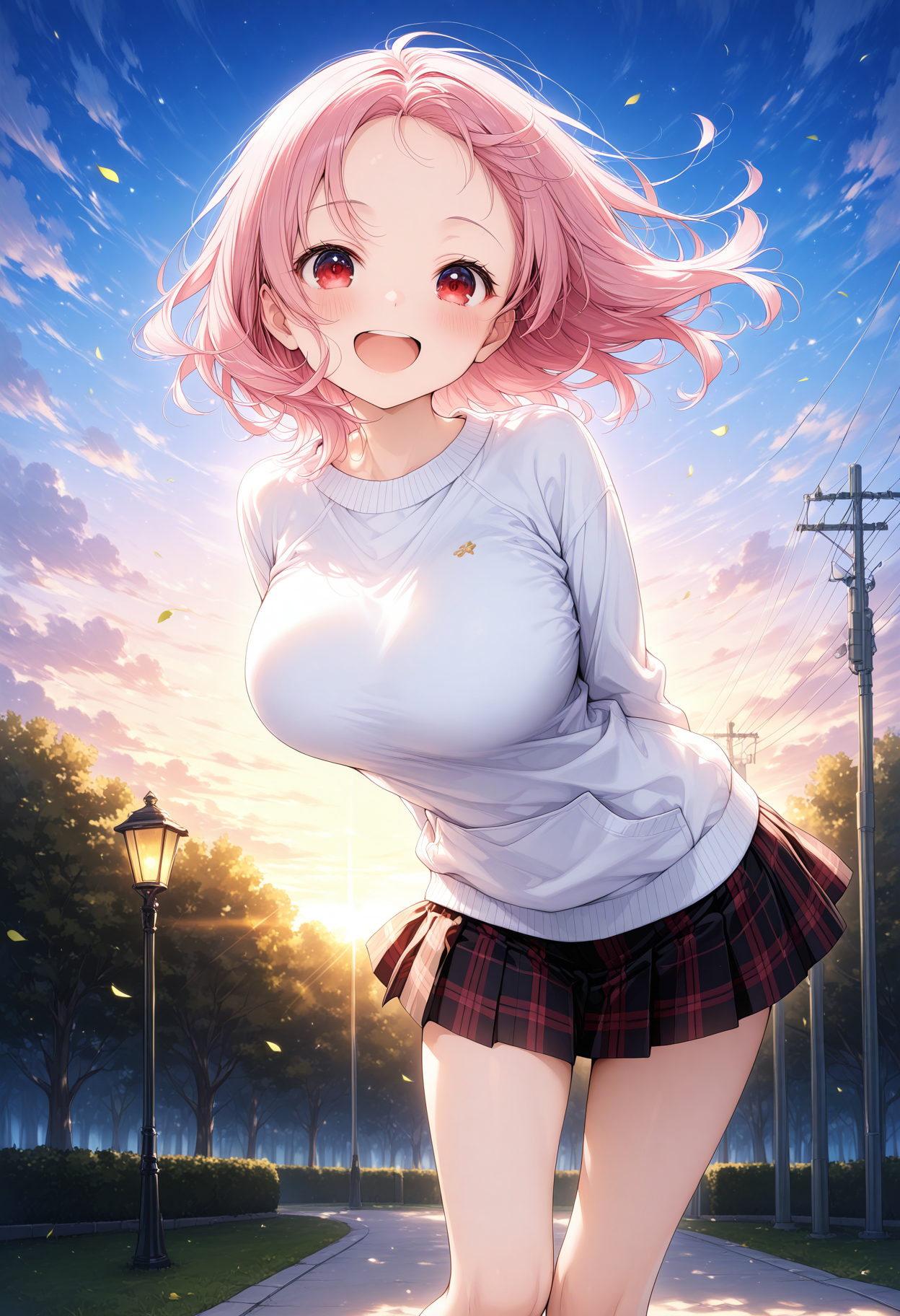 夕方公園