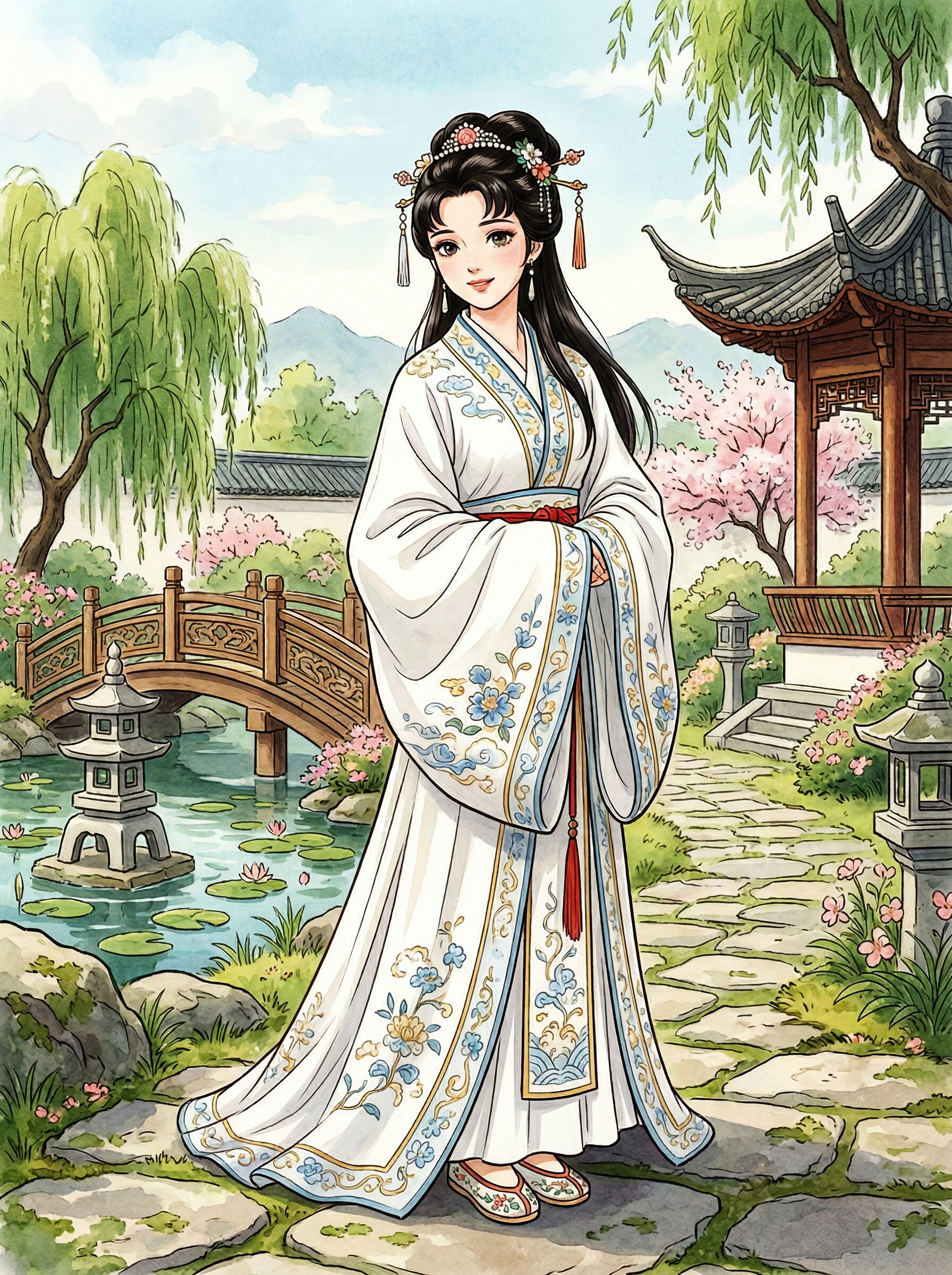 中国風ブカブカ袖
