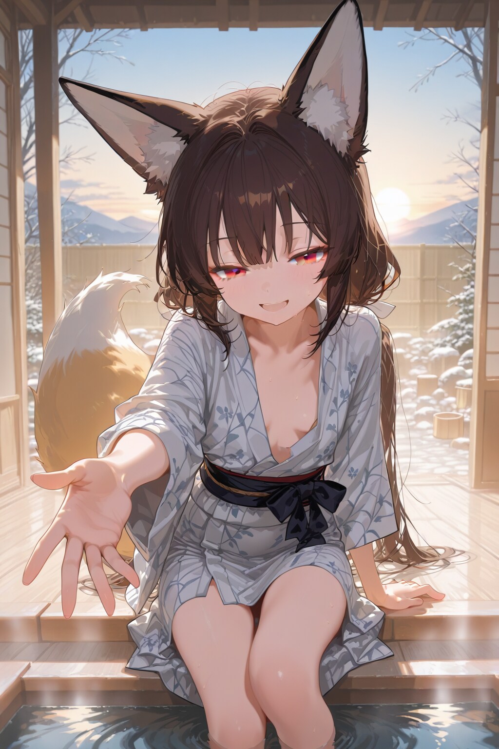 休みの朝は温泉入ろう　その2