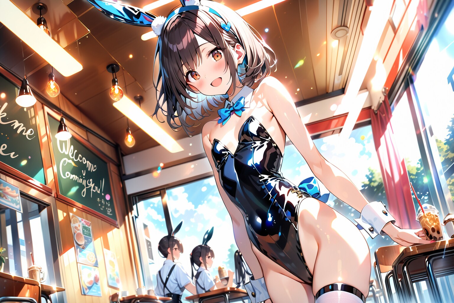 学園祭の喫茶店(Bunny Girl coffee)