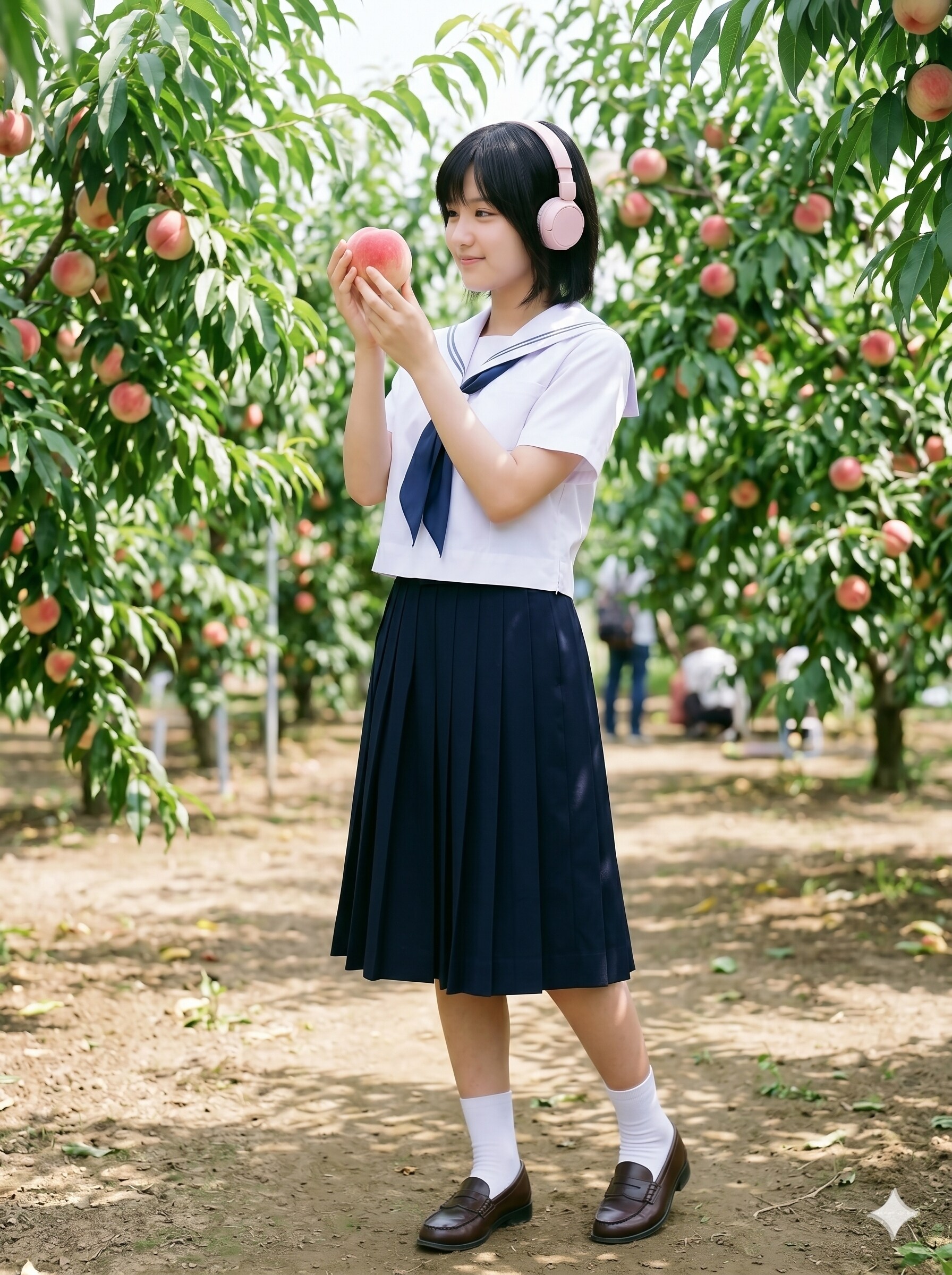普通の美少女　モモ狩り