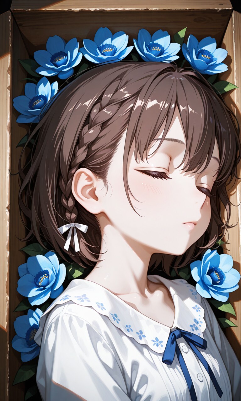 匣の中には綺麗な娘がぴったり入ってゐた。