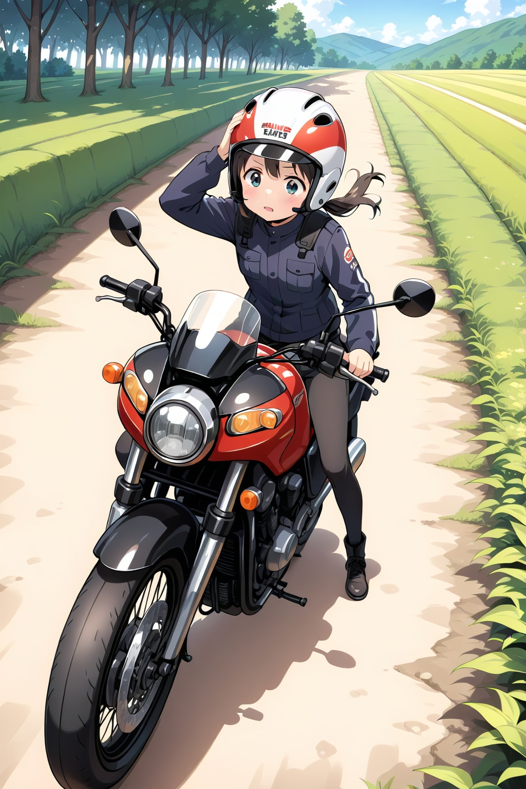 バイク好き彼女