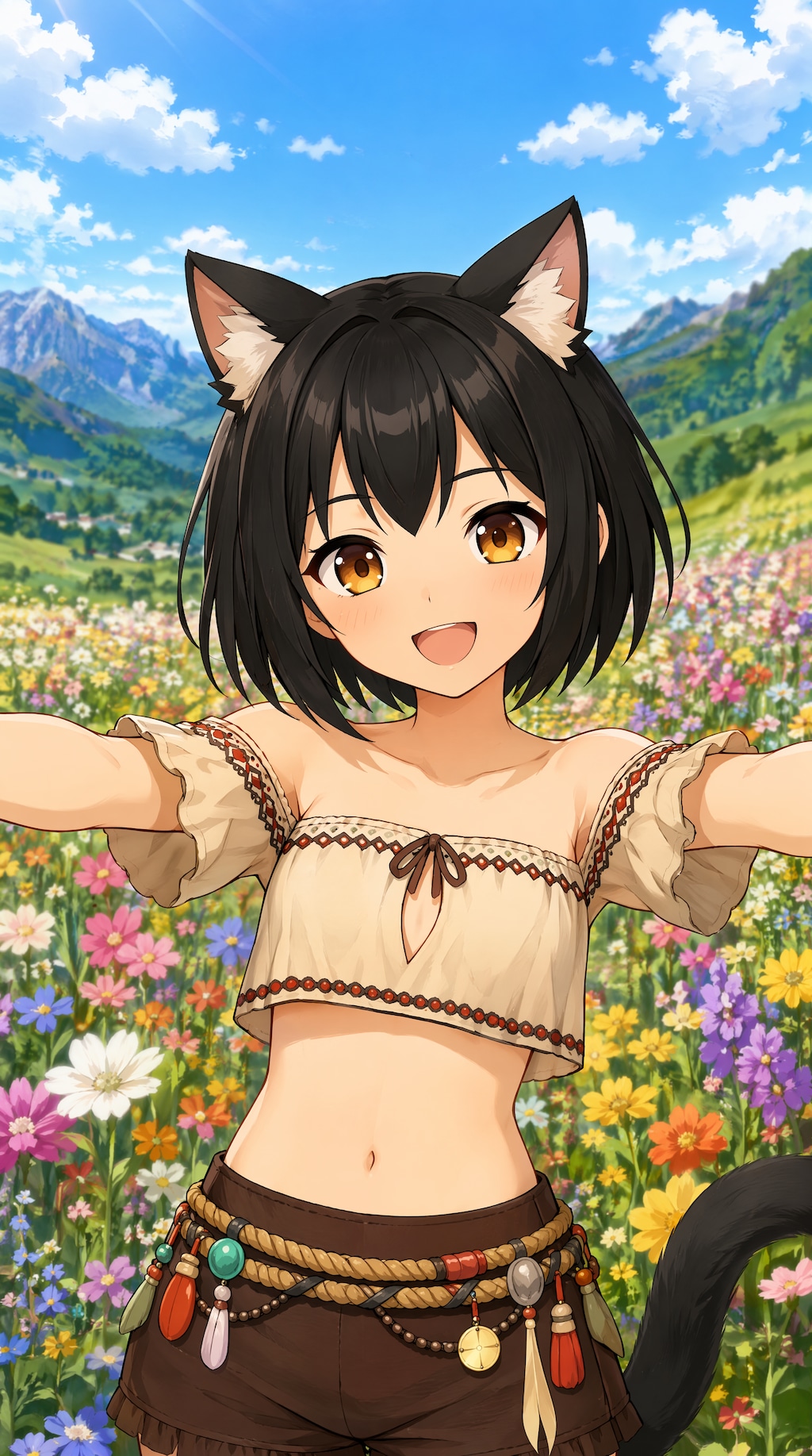 きれいだにゃあ♪