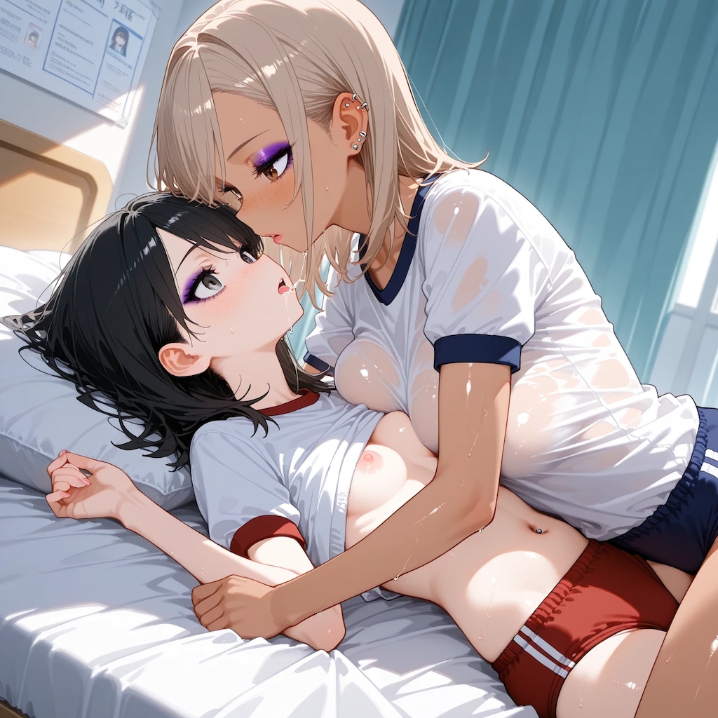 保健室で☆
