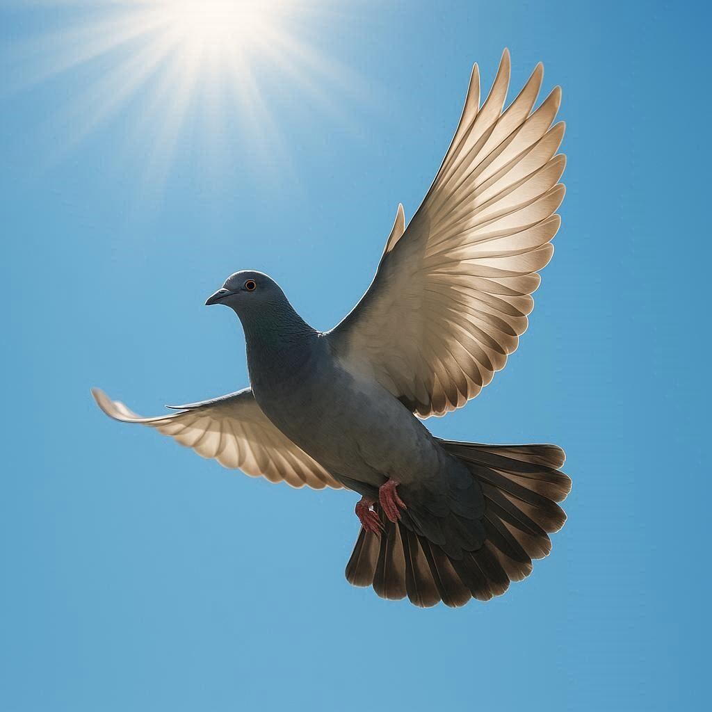 🕊飛翔する鳩🕊