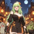 オークとハロウィン 2枚目