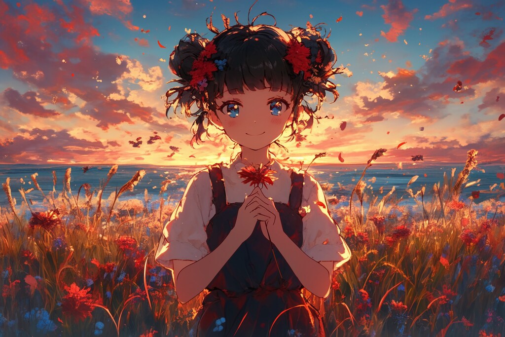 夕暮れのおだんごちゃん🍡✨43