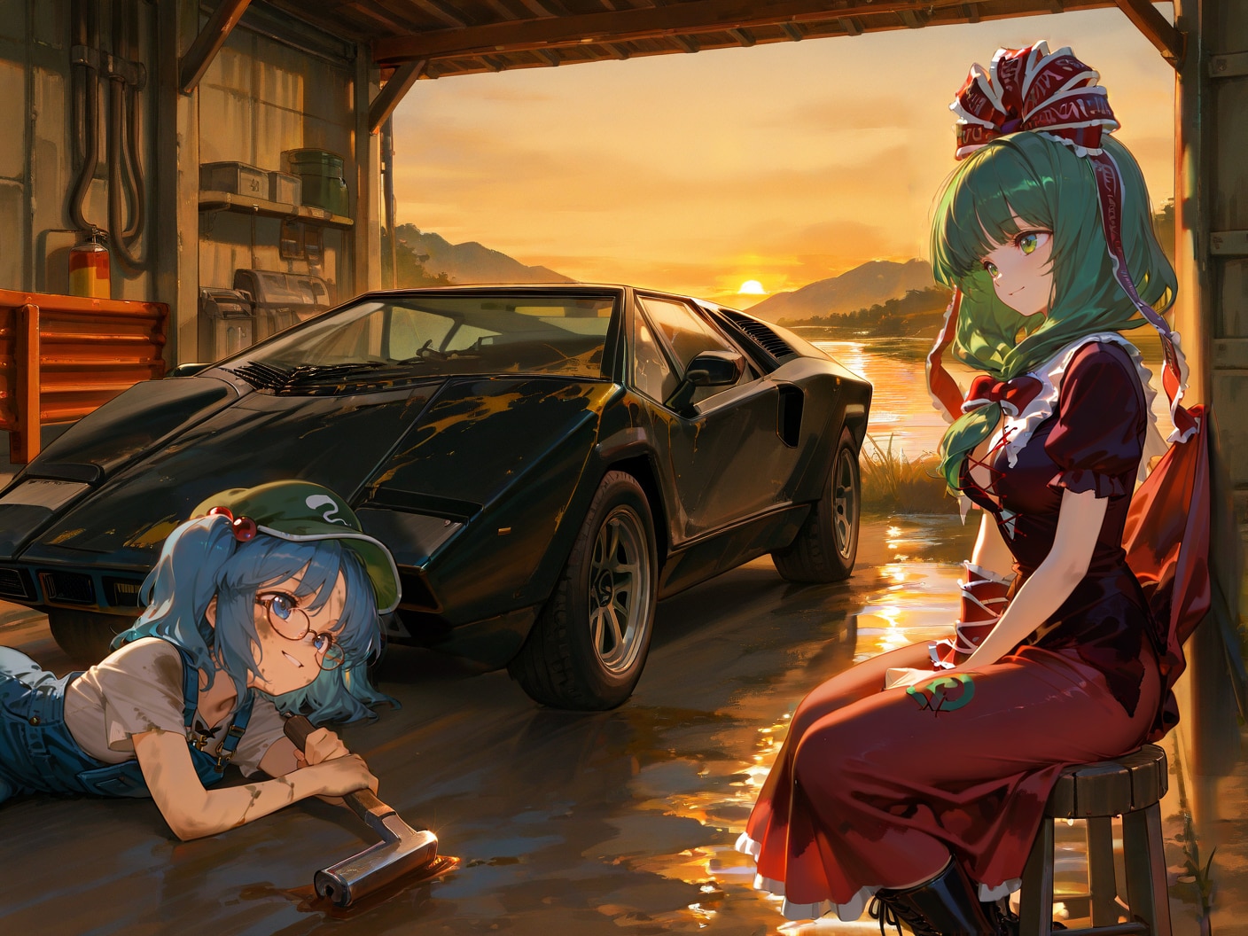 にとりの修理とにとりドライブ | の人気AIイラスト・グラビア