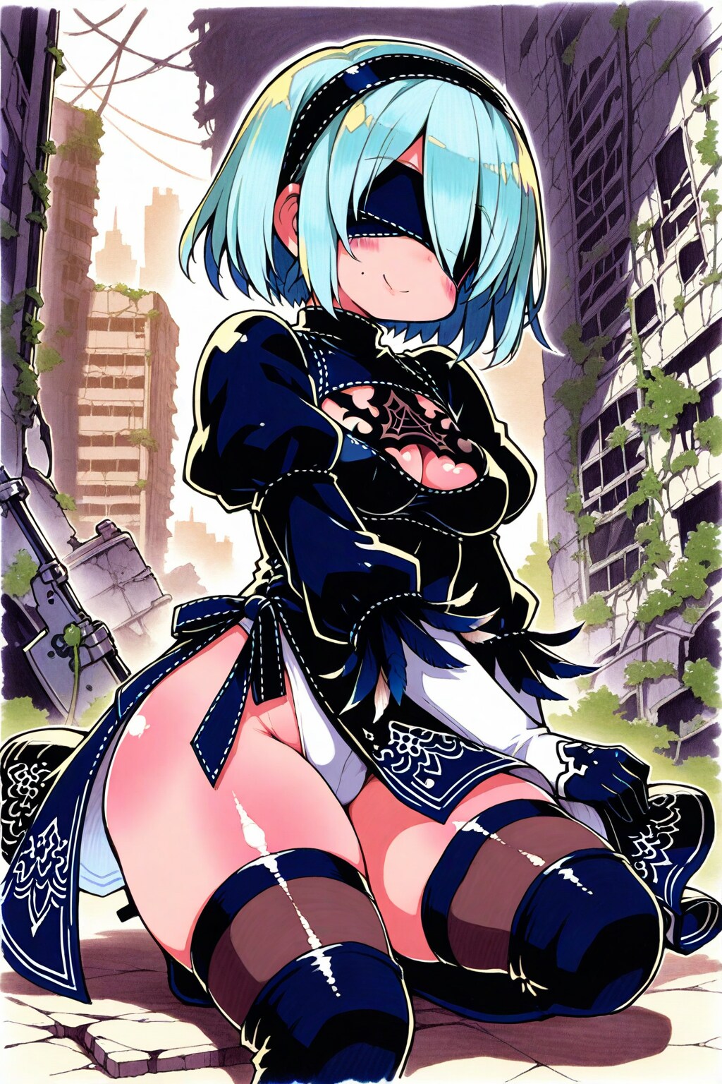 むっちり2Bちゃん♪（ヨルハ二号B型）