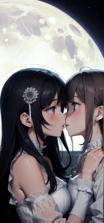 月の照らした