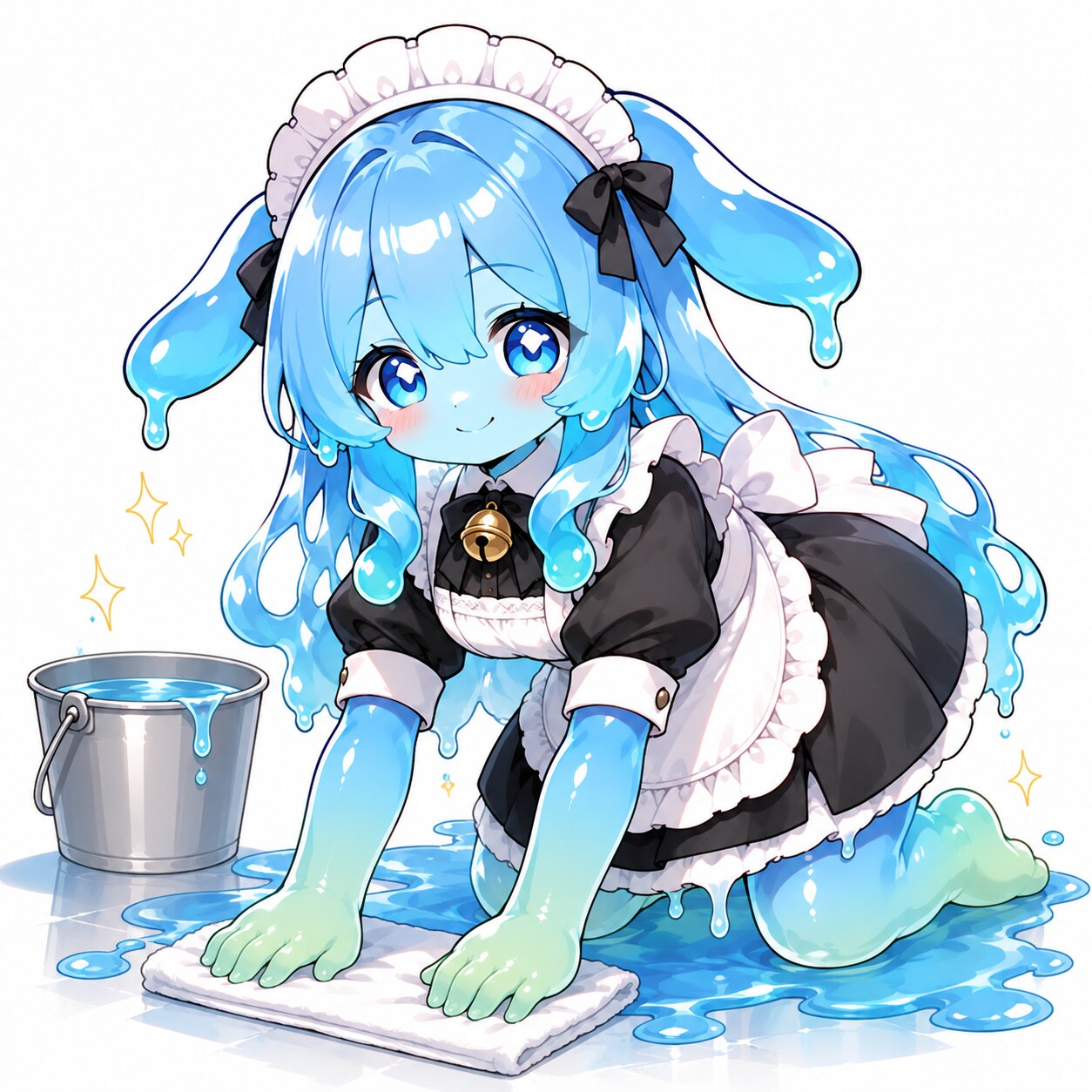 脳内スライムメイド・澄奈 | の人気AIイラスト・グラビア