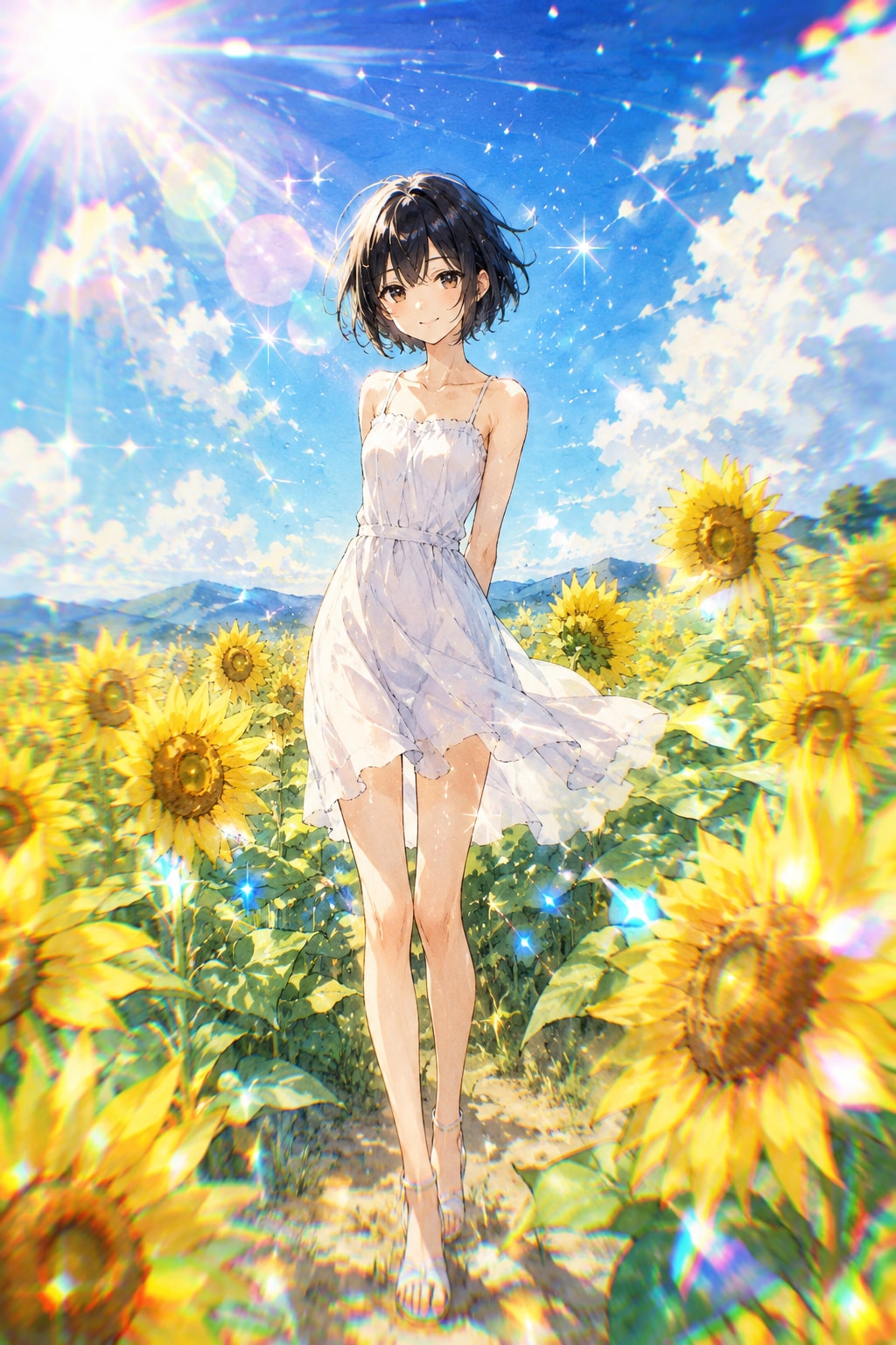 ひまわり畑で会いましょう 🌻 ふぞろいサイズのひまわりポスト