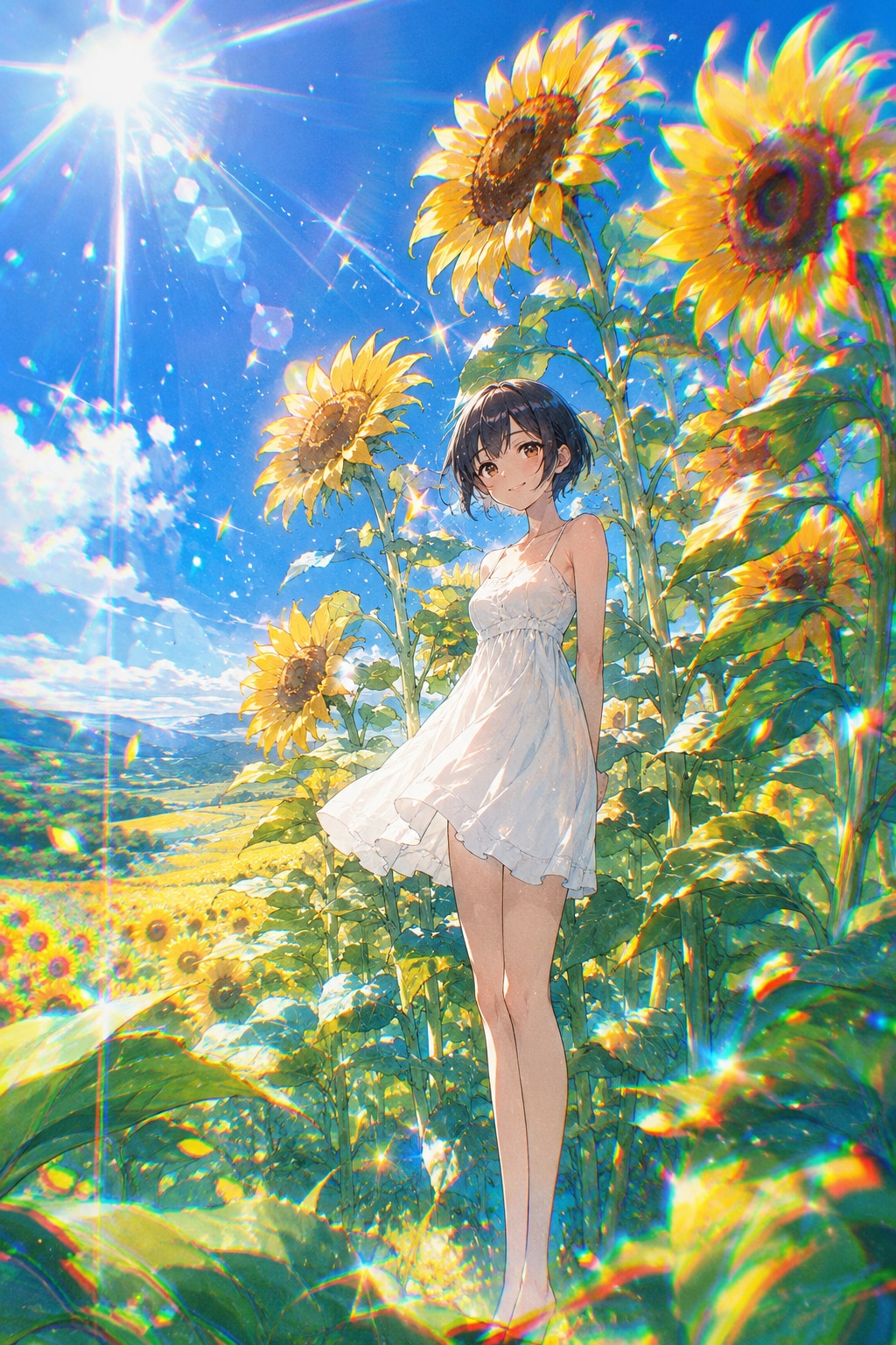ひまわり畑で会いましょう 🌻 ふぞろいサイズのひまわりポスト