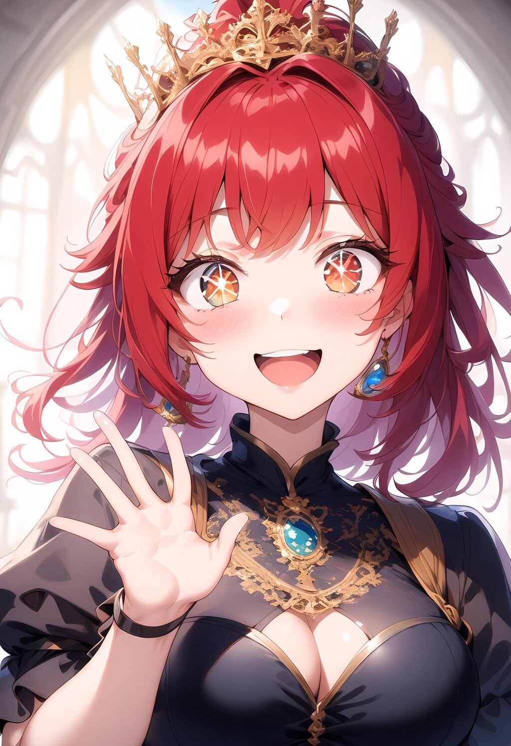 アンリエッタ姫　朝の散歩