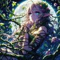 月夜の森のエルフ 2枚目