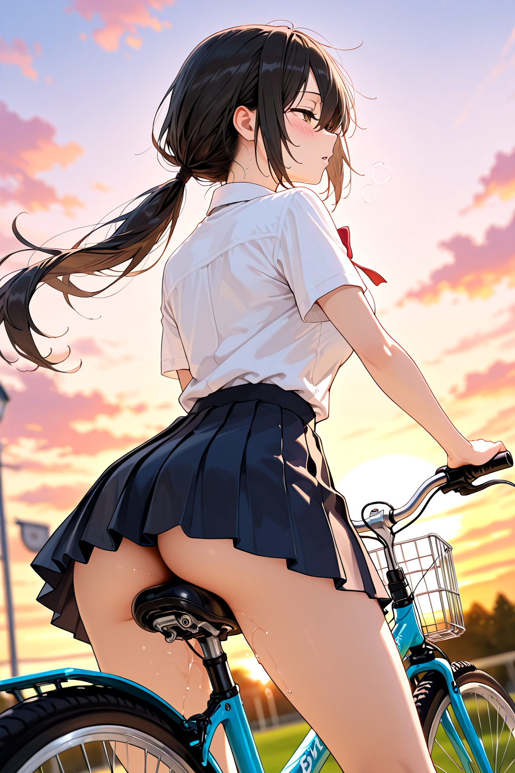 下着忘れて直サドル