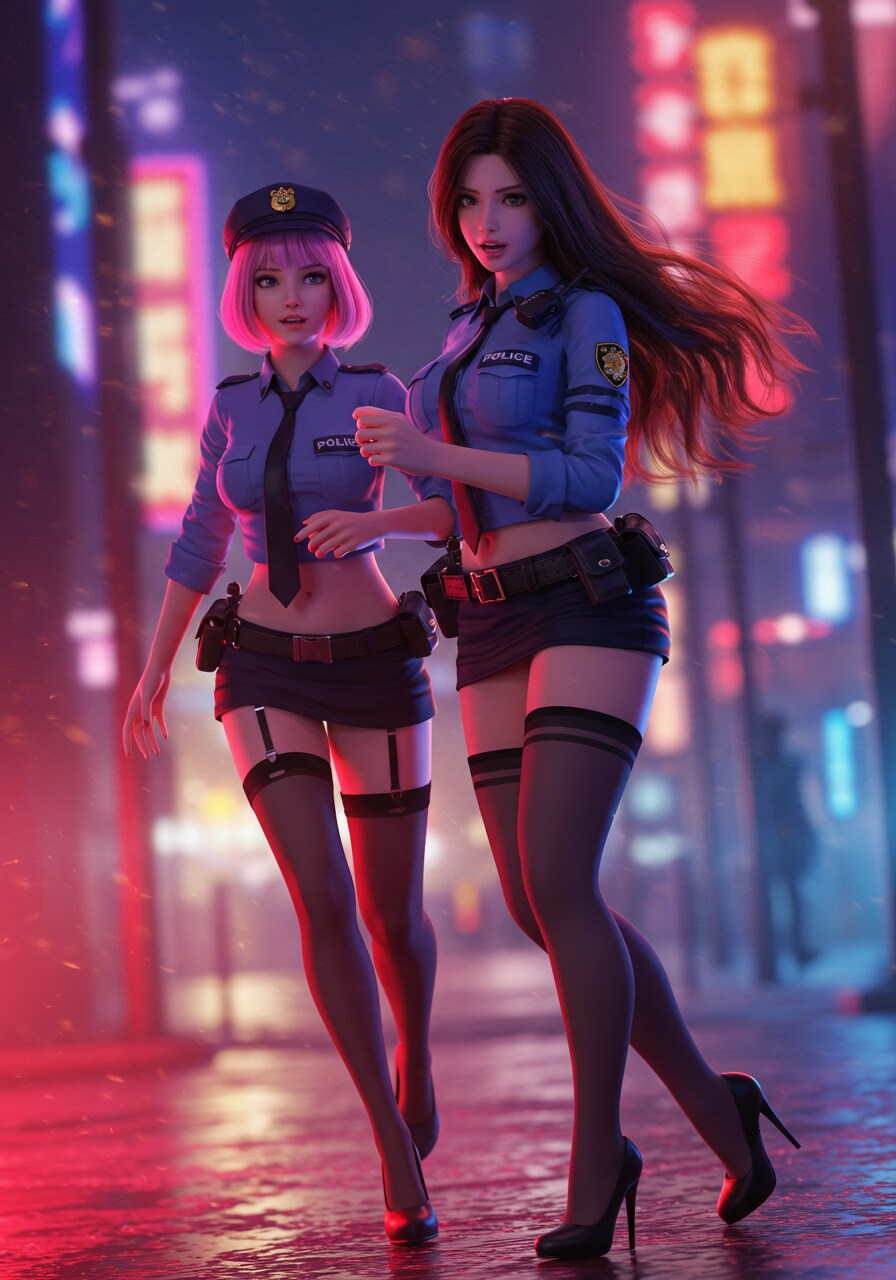 逮捕しちゃうぞ♥③ | の人気AIイラスト・グラビア