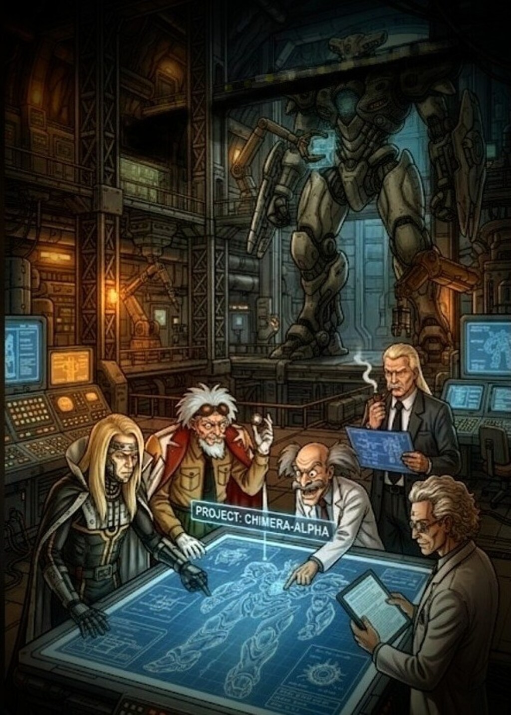 次元を超えた狂科学者達の会合🦉