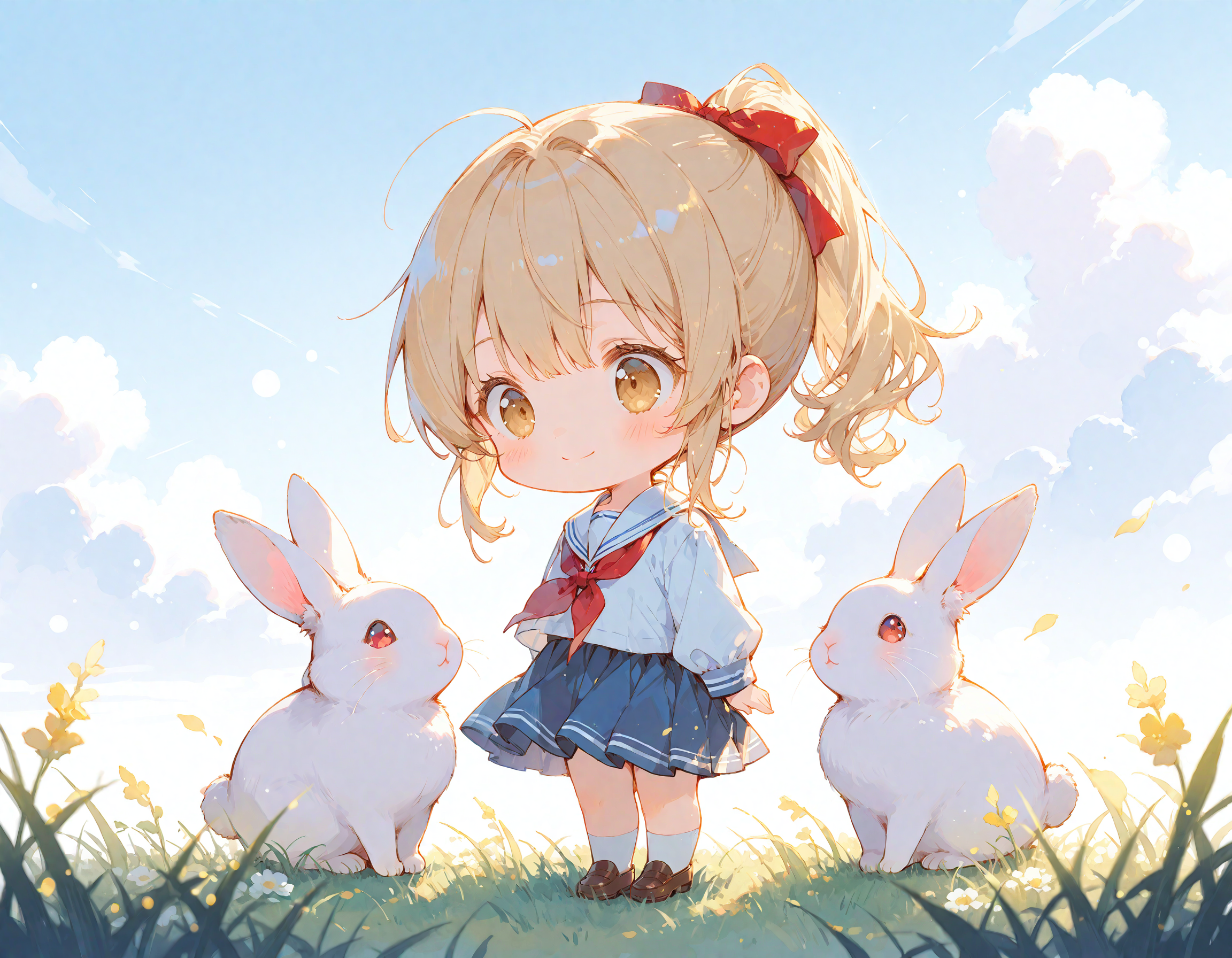 ちび金ポニテちゃんの冒険その３ | の人気AIイラスト・グラビア