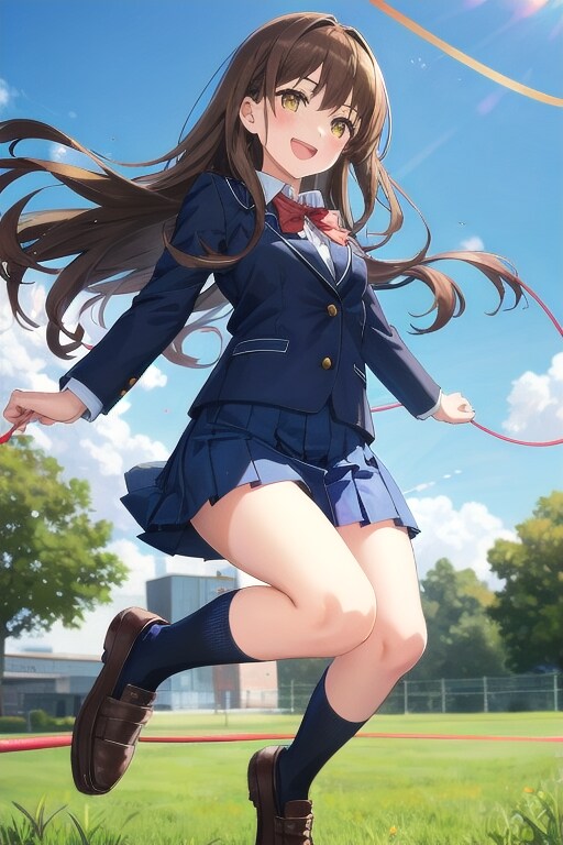 なわとびをするなごみちゃん🩵💐*
