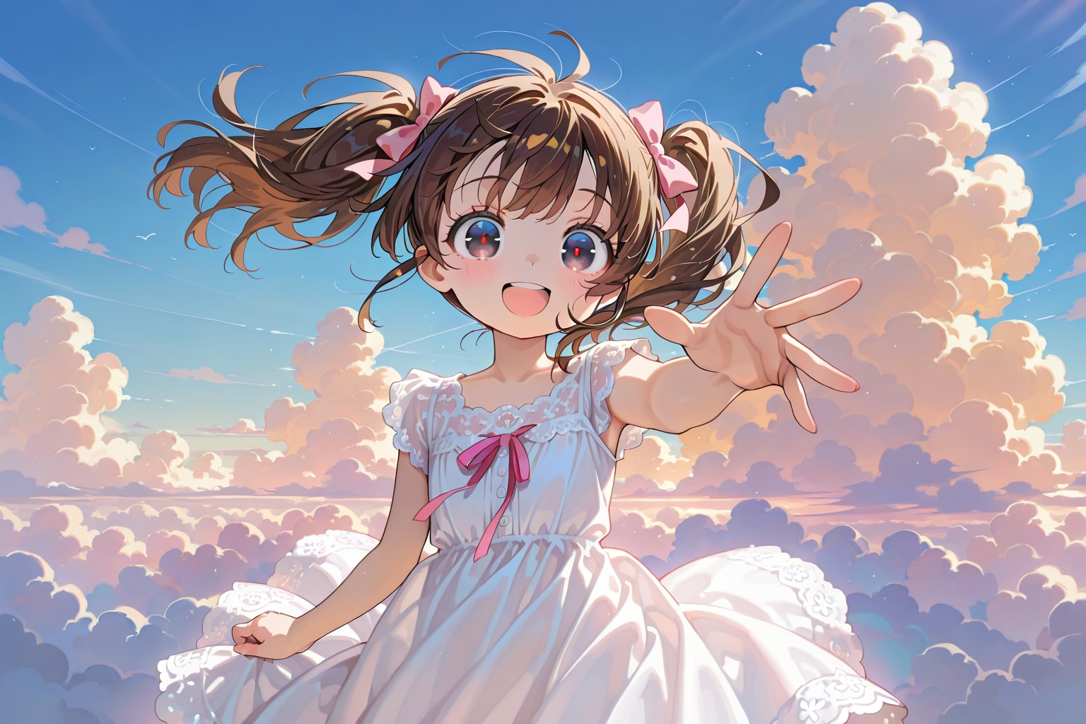 暮れゆく空に | の人気AIイラスト・グラビア