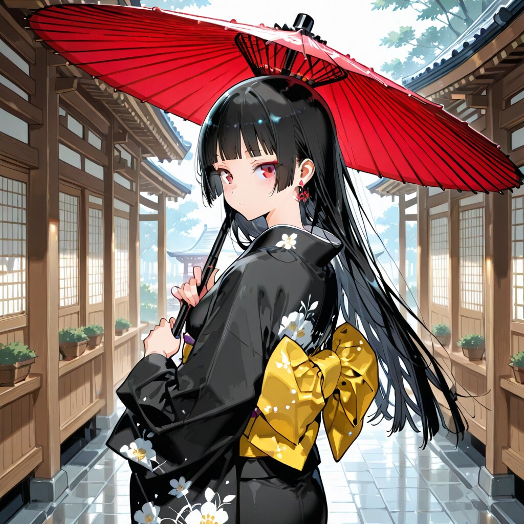 暖冬の雨詣