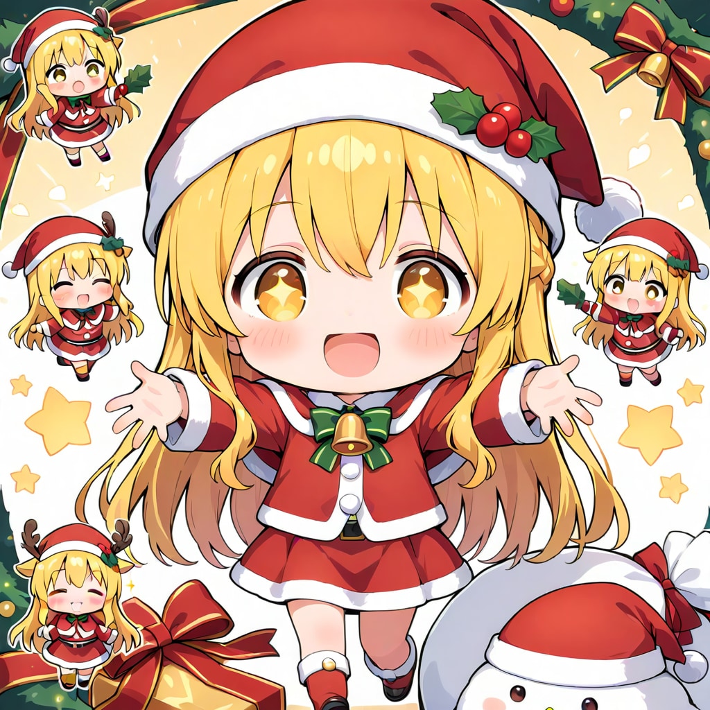 🧑‍🎄ちびキャラクリスマス🎄 | の人気AIイラスト・グラビア