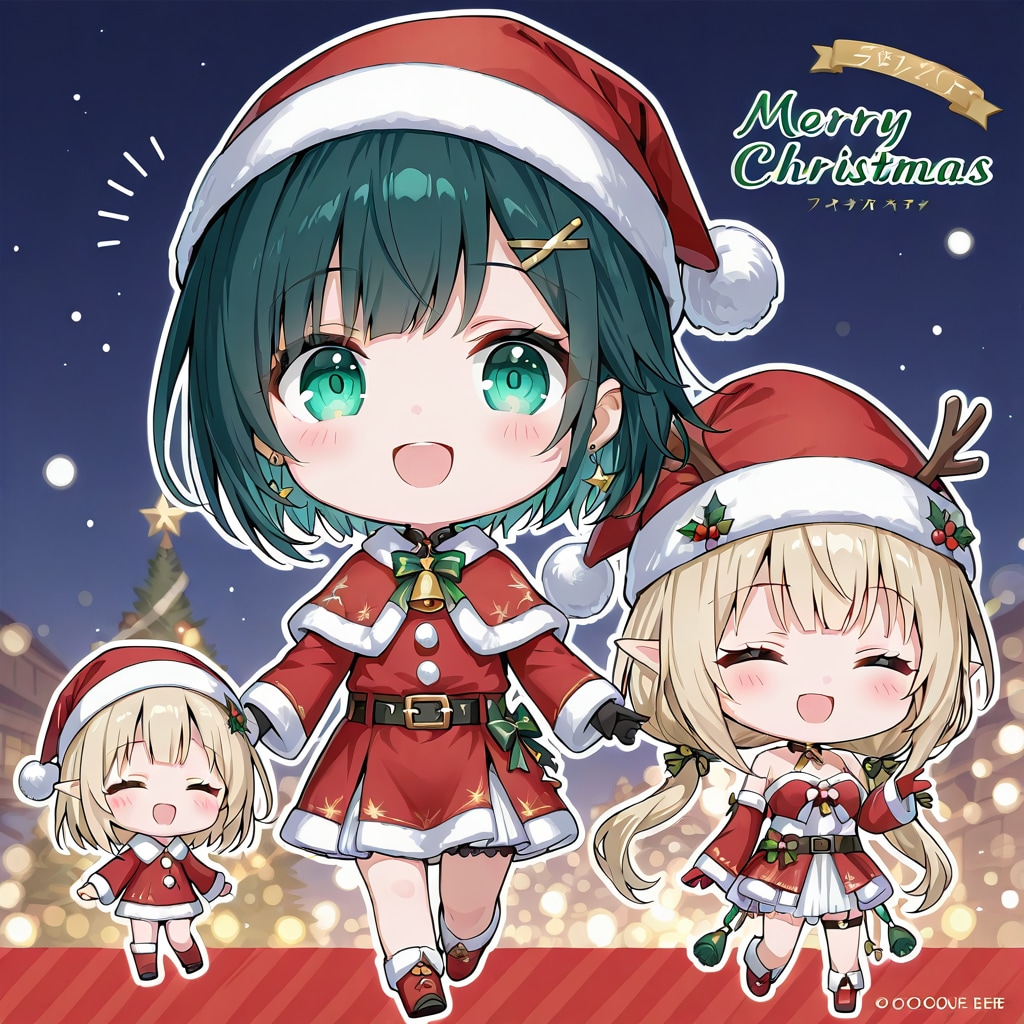 🧑‍🎄ちびキャラクリスマス🎄
