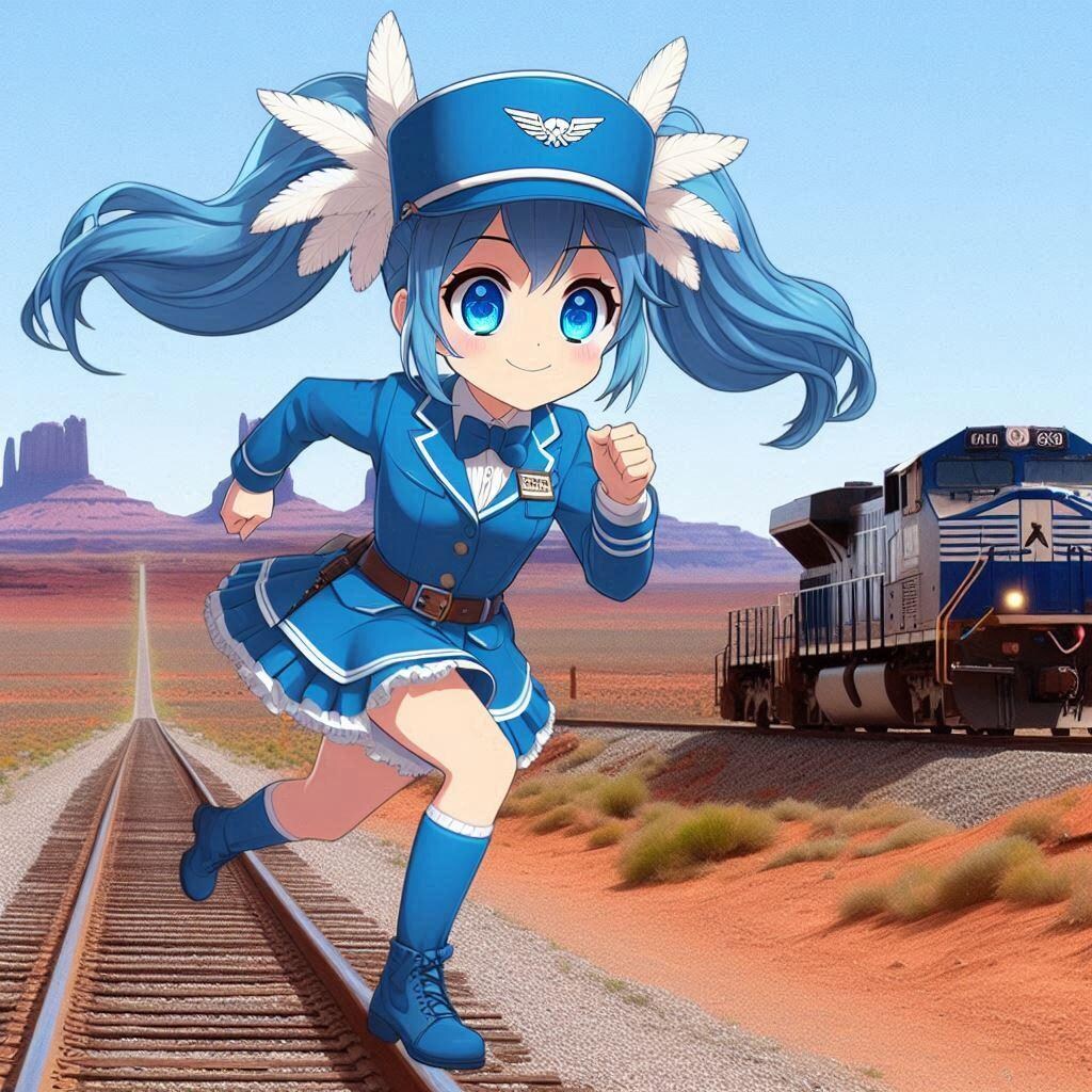 鉄道系魔法少女イオニア＆ラーラ　海外旅行中♪・・・140