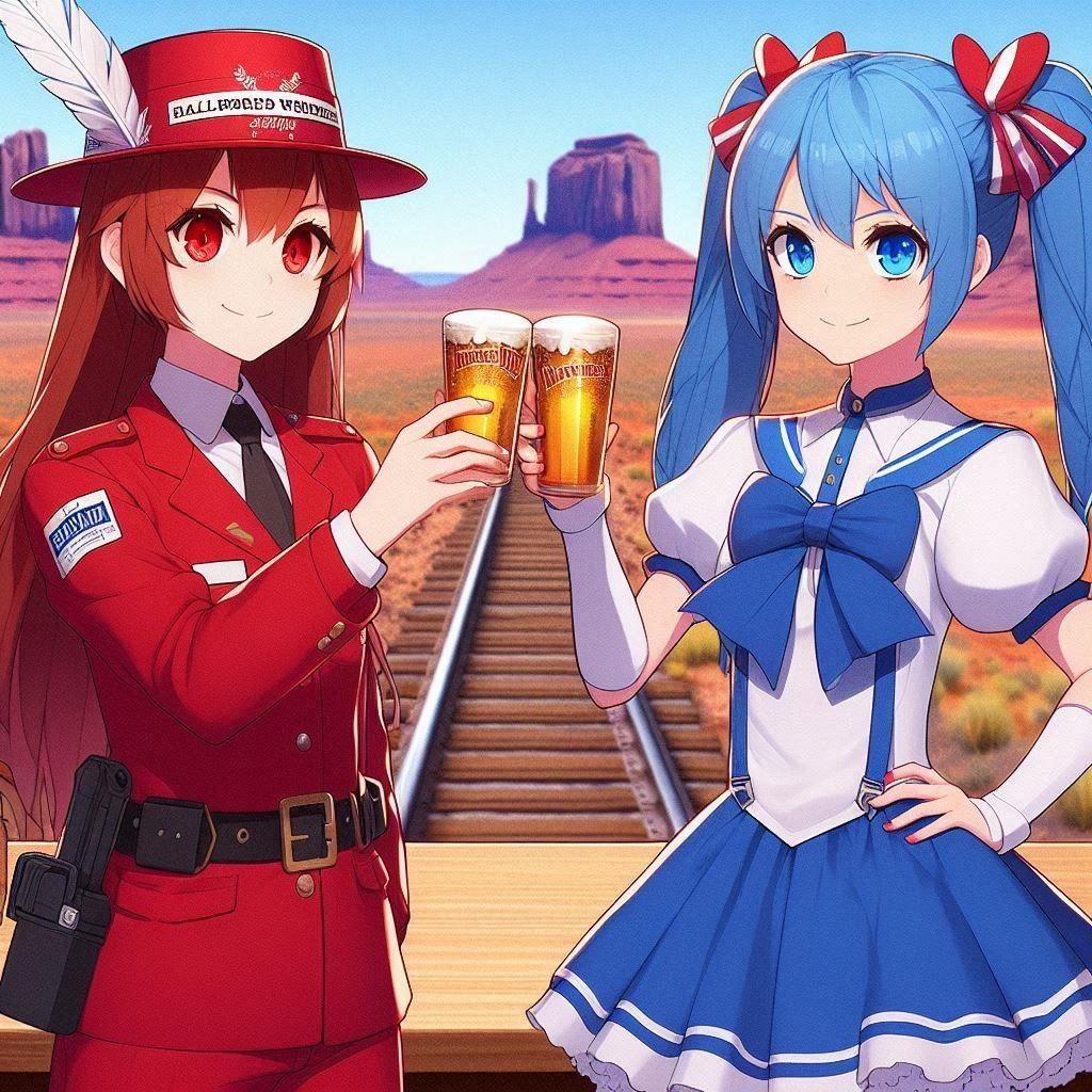 鉄道系魔法少女イオニア＆ラーラ　海外旅行中♪・・・140