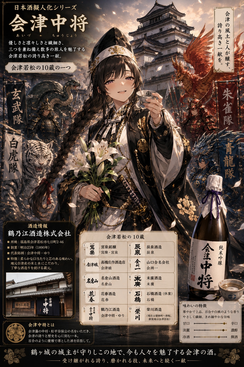 日本酒擬人化シリーズ第16弾 | の人気AIイラスト・グラビア