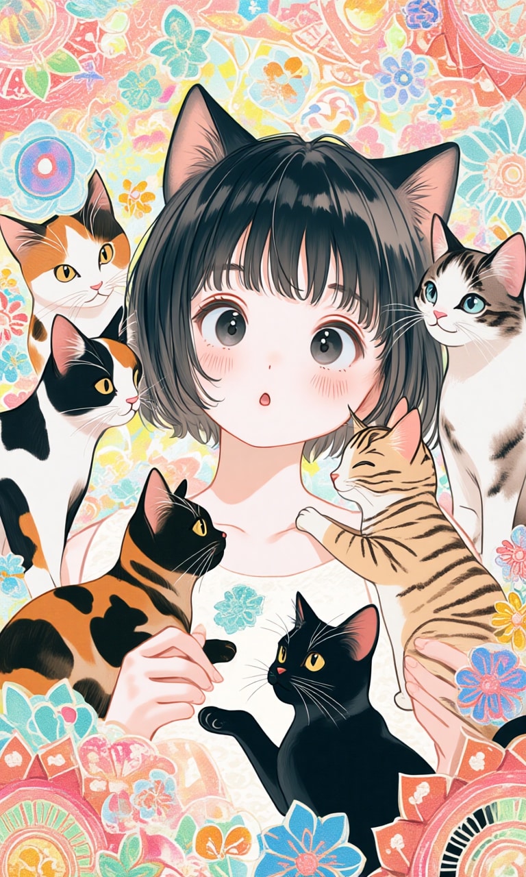 猫ネコねこ | の人気AIイラスト・グラビア