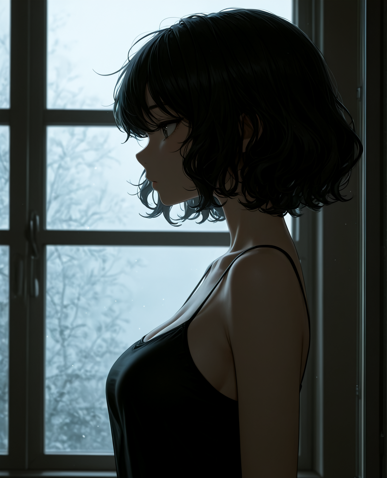 窓辺の少女
