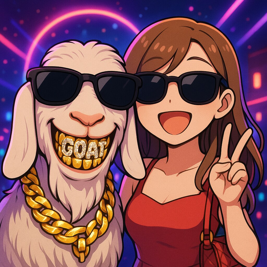 インスタ女子とヤギ