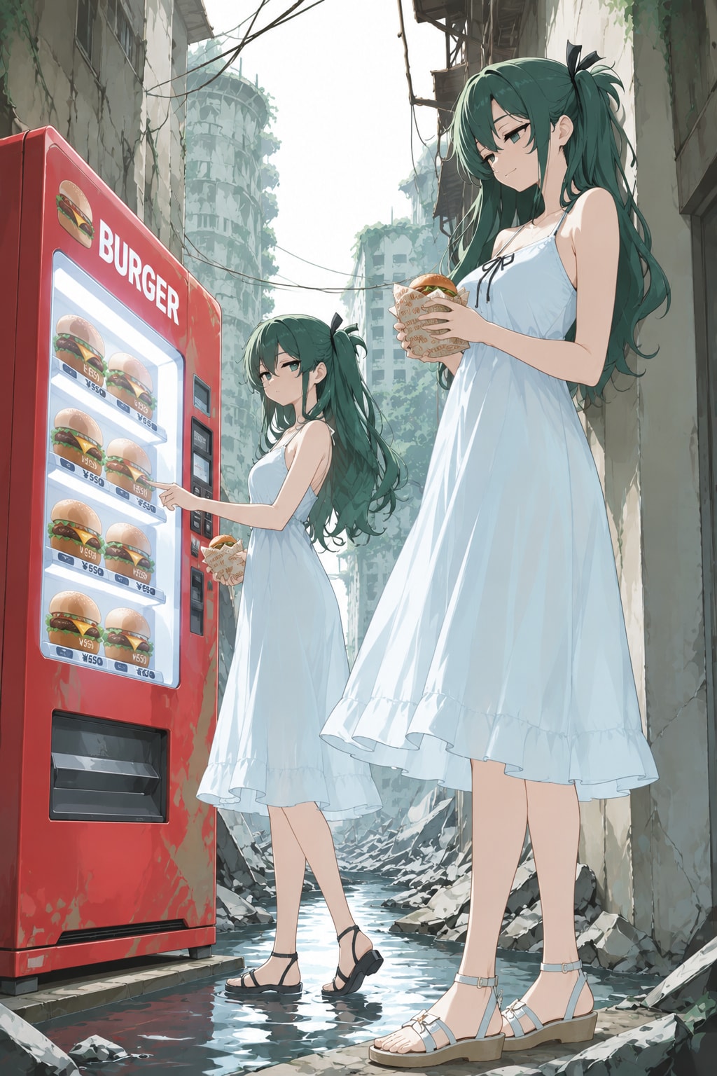 ぶらぶらと食べ歩き