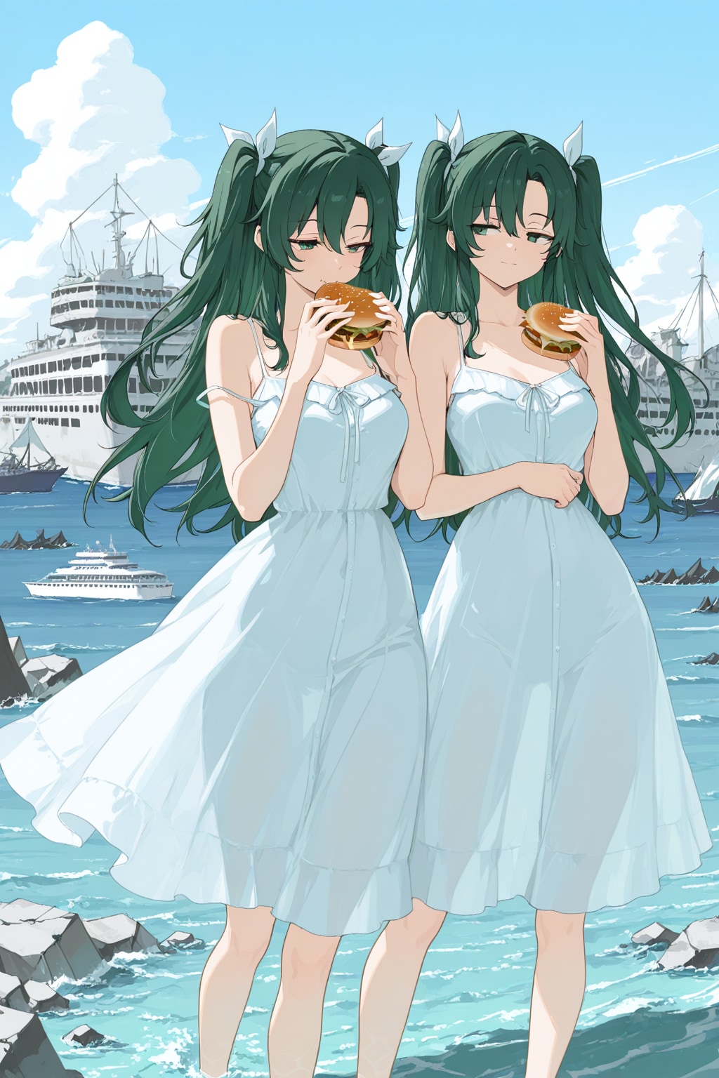 ぶらぶらと食べ歩き